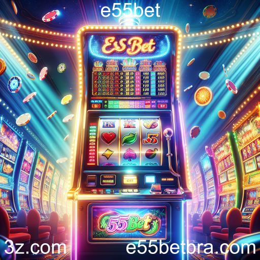 Descubra a Emoção dos Caça-Níqueis no e55bet